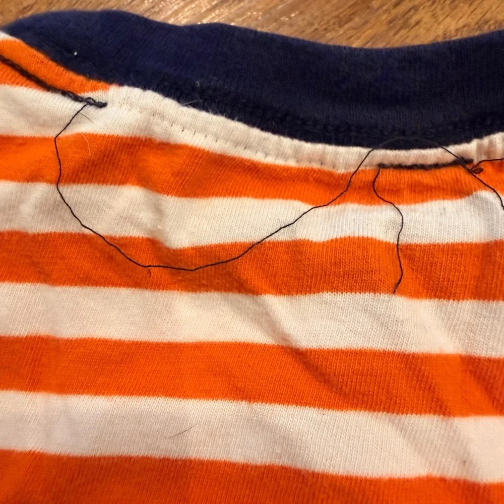 Polo Ralph Lauren Kids Shirts Bundle 5pc Size 4T Orange White Striped Polos Tees - Picture 15 of 16